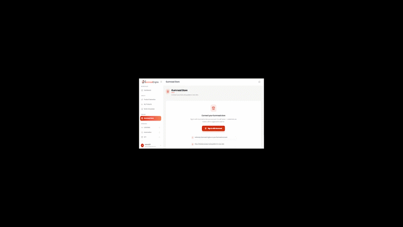 Connect Gumroad Account