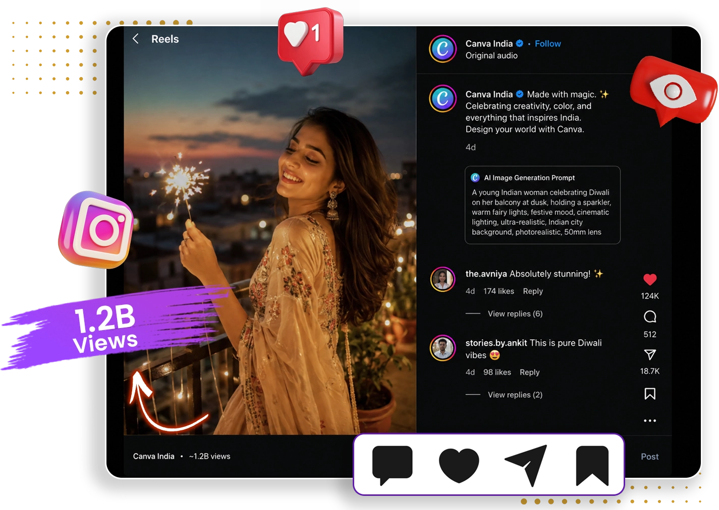 Canva India Instagram Reel