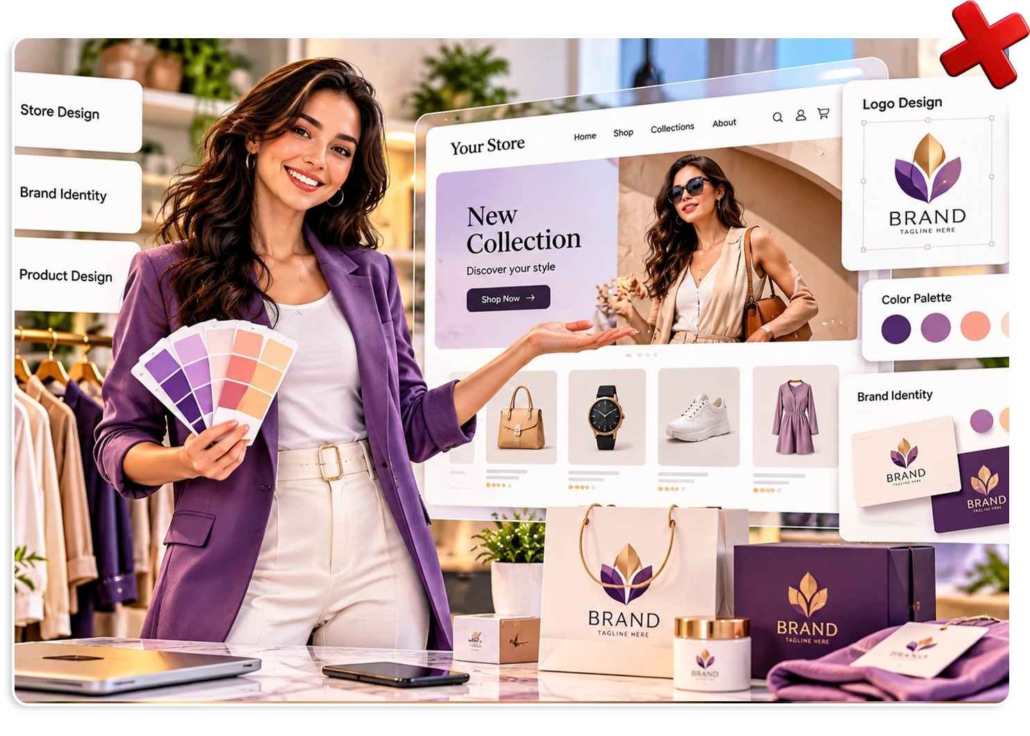 Brand and store designer