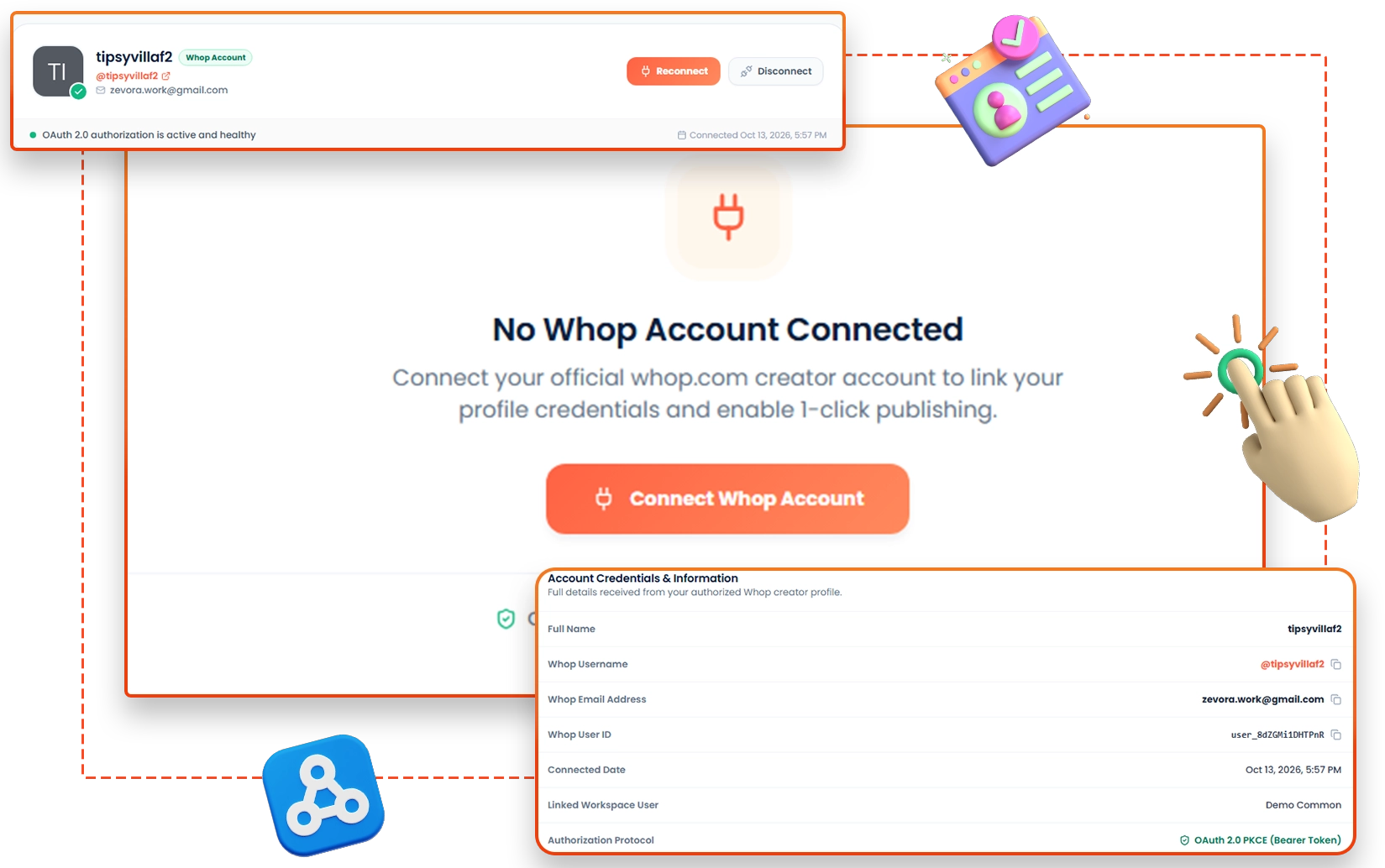 One-Click Whop Connect