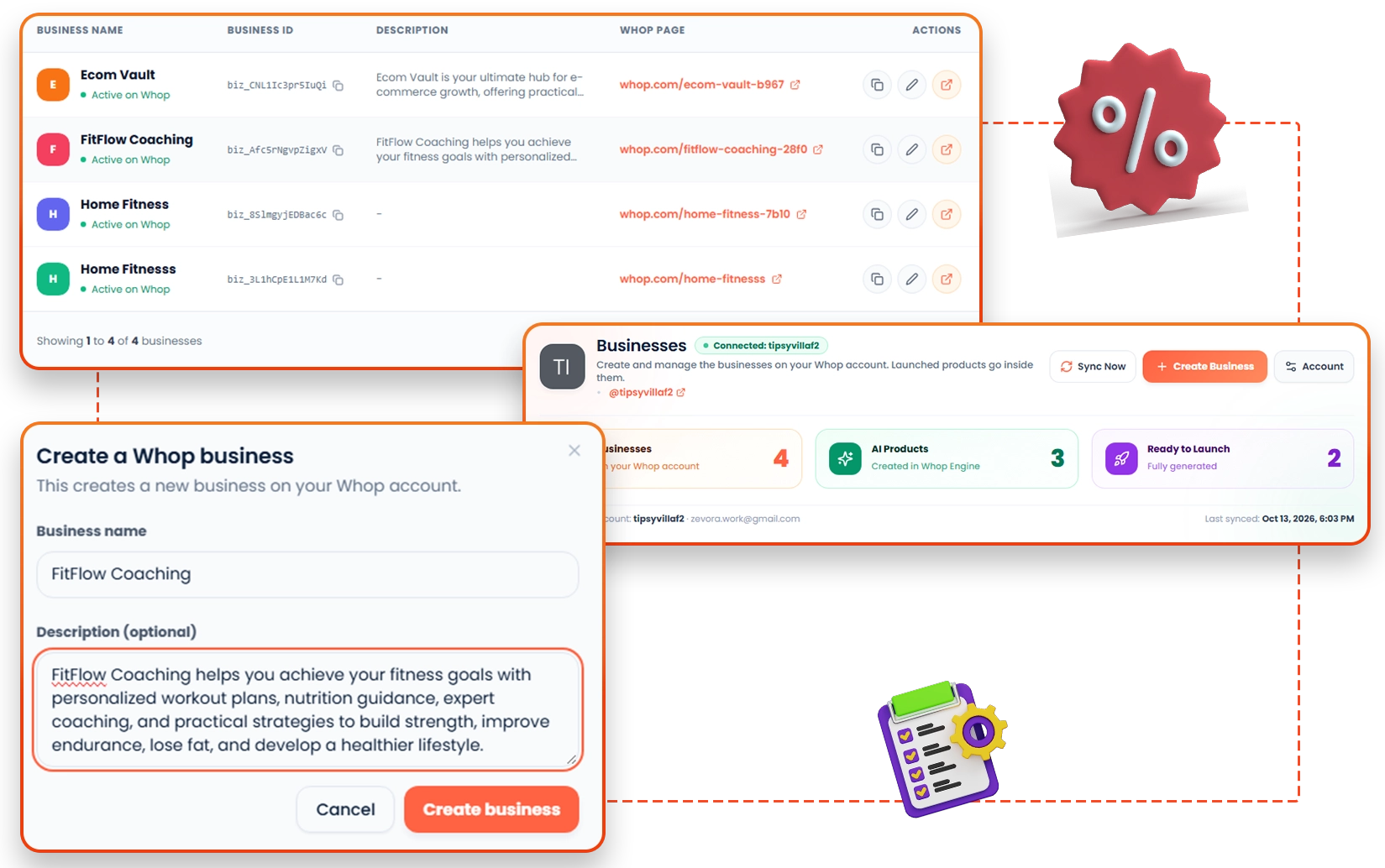 One-Click Whop Connect
