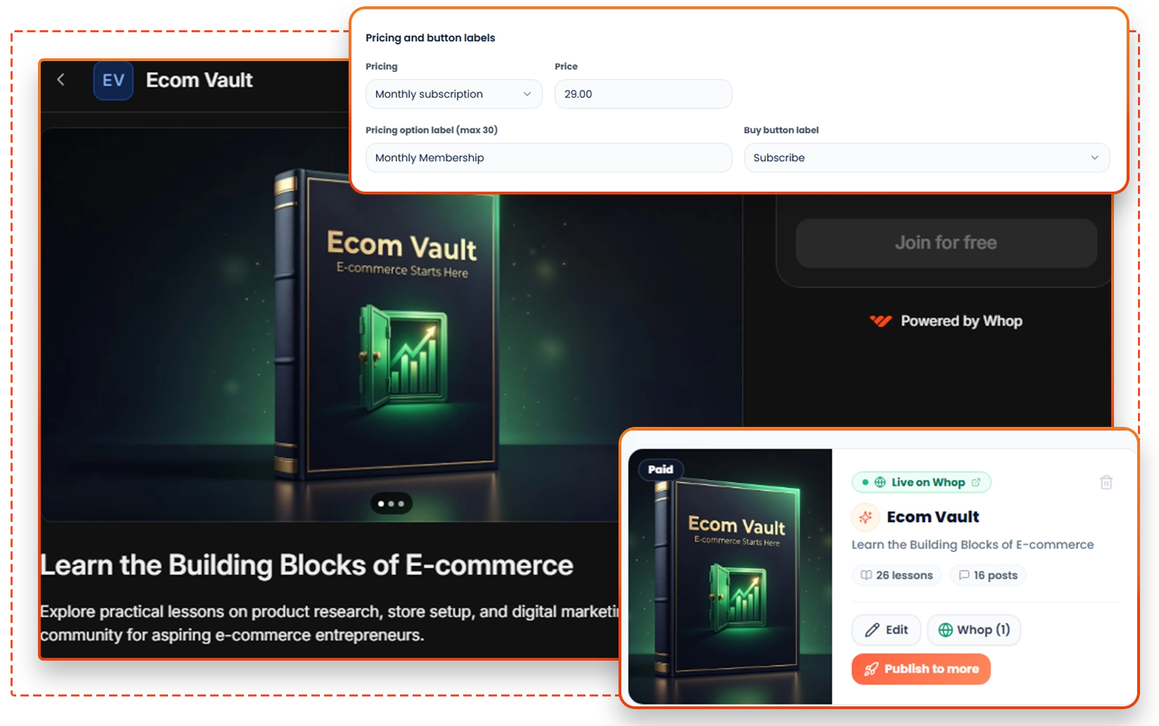 One-Click Whop Connect
